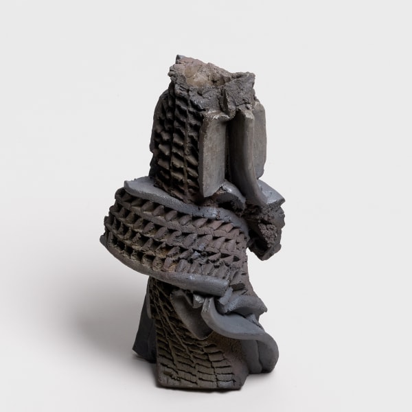 Shozo Michikawa #021848 Sculptural Form, 2018 Stoneware, tanka 32 x 17 x 15 cm