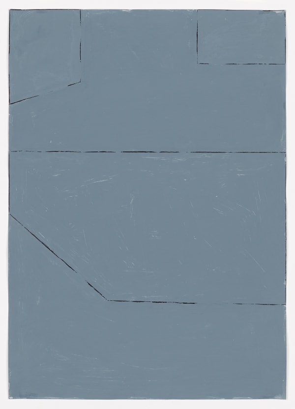 Jürgen Schön #022321 Zeichnung, 2021 Bleistift, Farbstift, Acryl auf Papier 58,8 x 41,6 cm