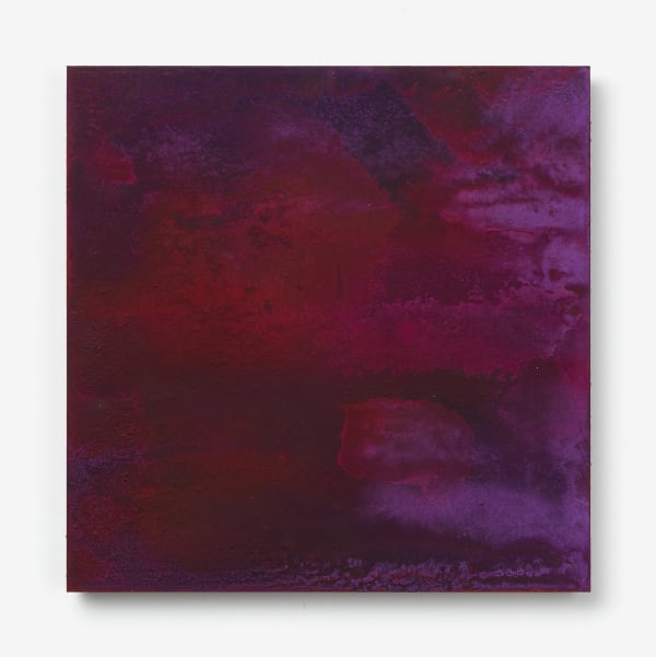 Matthias Loebermann #022964 Ohne Titel, 2024 Farbpigment auf Holz 30 x 30 x 1,8 cm