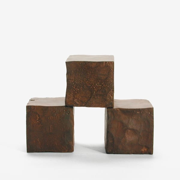 Andreas Caderas, #022145 3 Würfel aus Eisen (Gruppe). ACM 2000 1/2/3 .12, 2000