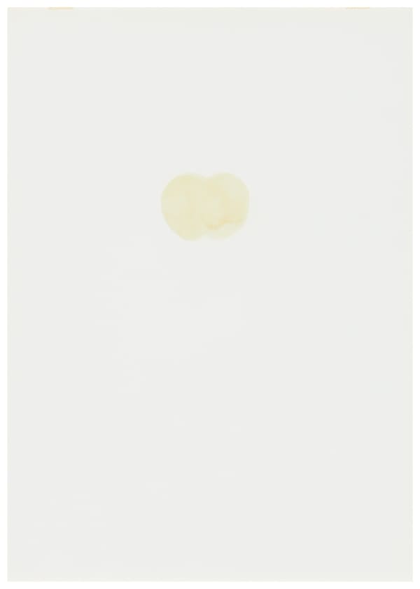 Katsuhito Nishikawa #022722 untitled / Vase, 1986-88 Shellac on paper, framed 59,4 x 42 cm (frame: ca 60 x 45 cm)