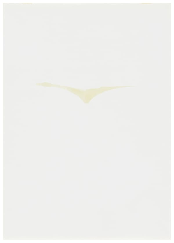 Katsuhito Nishikawa #022723 untitled / Vase, 1986-88 Shellac on paper, framed 59,4 x 42 cm (frame: ca 60 x 45 cm)