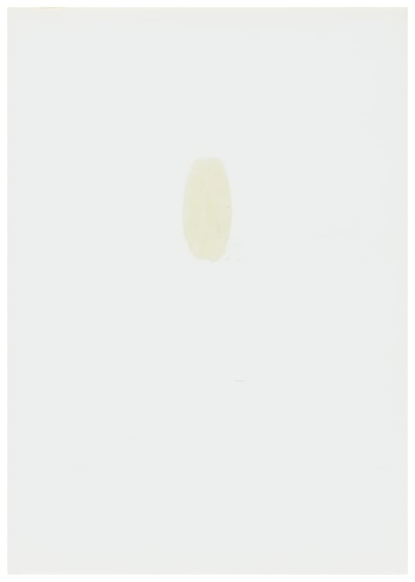 Katsuhito Nishikawa #022720 untitled / Vase, 1986-88 Shellac on paper, framed 59,4 x 42 cm (frame: ca 60 x 45 cm)