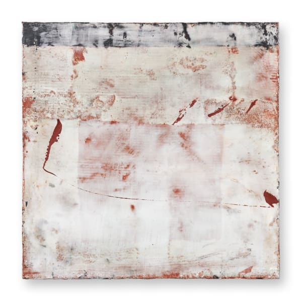 Hideaki Yamanobe #022218 Square Garden 2020-5, 2020 Acrylic on paper on wood 35,5 x 35,5 x 5,2 cm