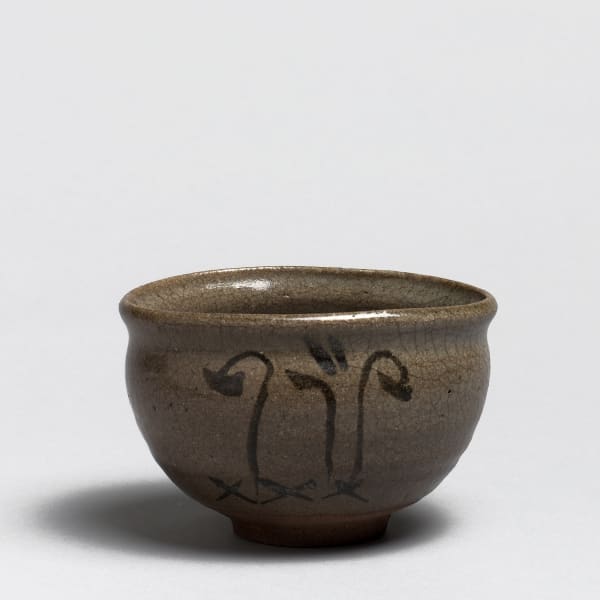Keramik, #001201 Chawan - Teeschale vom E-garatsu-Typ - „Bild-Karatsu“, Anfang Edo-Zeit (1615-1868)