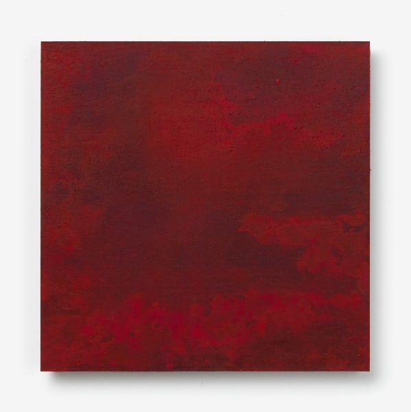 Matthias Loebermann #022965 Ohne Titel, 2023 Farbpigment auf Holz 30 x 30 x 1,8 cm