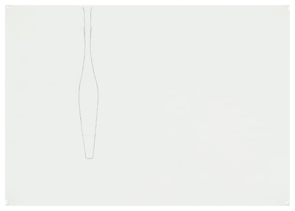 Katsuhito Nishikawa #022718 untitled / Vase, 1986-88 Pigment ink on paper, framed 29,7 x 42 cm (frame: ca 47 x 58 cm)