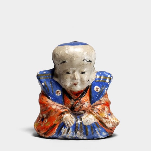 Ningyô, #002929 Do-Ningyô - clay doll, Fukusuke