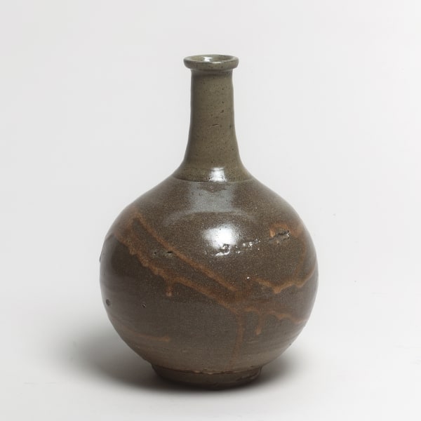 Keramik, #000435 Tokkuri - Sakeflasche, Ende Edo-Zeit, 19. Jahrhundert