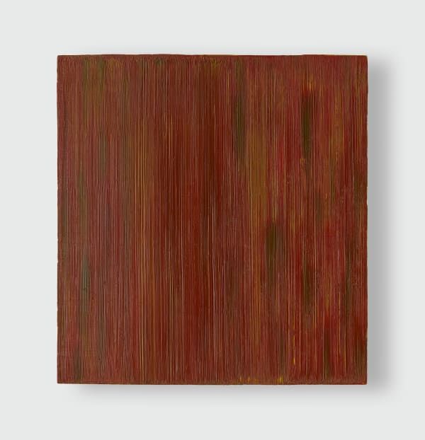 Yuko Sakurai #022699 Nihonminkaen, 2022 Oil on wood 37.5 x 35 x 3 cm