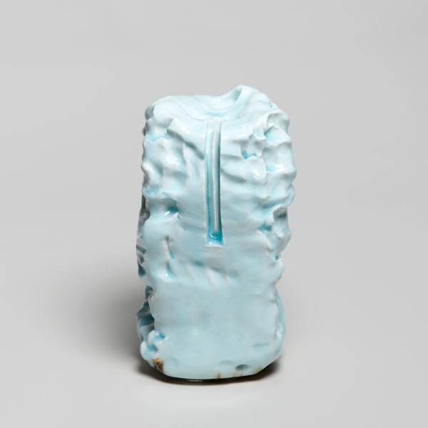 Masamichi Yoshikawa #022734 Kayho (Luxuriant pottery palace), 2023 Porcelain with Seihakuji glaze 28 x 16 x 15 cm