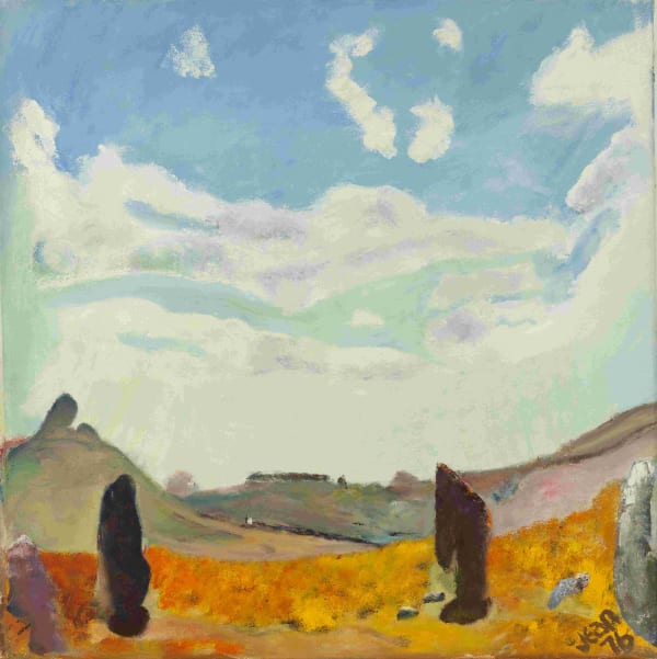 Ringmoor above Leemoor (print), 1976 Oil on canvas 76 x 76 cm