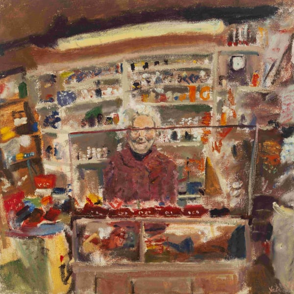 Mrs Cairns - Holywell (print), 1969 Oil on canvas 76 x 76 cm