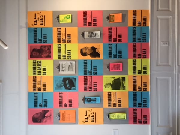 Lizania Cruz We the News, 2018 Interactive wall activation and zines dimensions variable