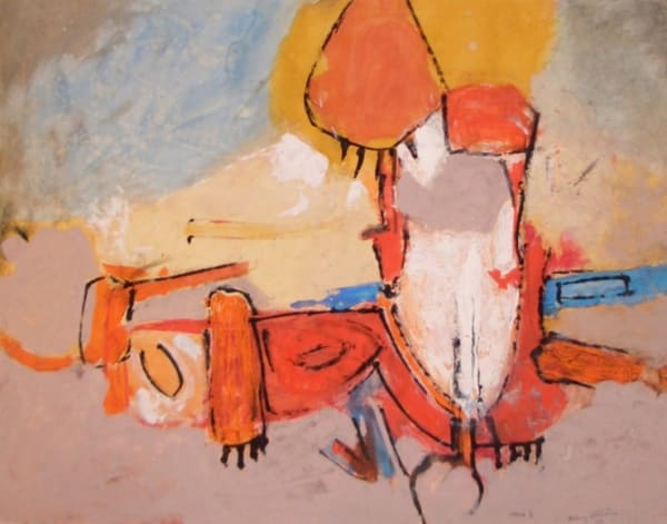 Aubrey Williams Maya X, 1972 gouache on paper 20 x 25 inches