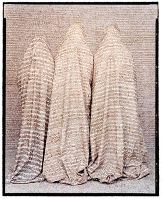 Lalla Essaydi Les Femmes du Maroc #26B, 2006 chromogenic print mounted to aluminum with UV protective laminate 60 x 48 inches edition of 10