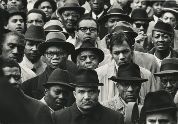 Gordon Parks Black Muslim Rally, Harlem, New York, 1963 gelatin silver print 11 x 14 inches