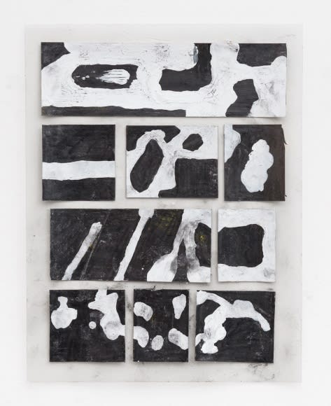 Tony Lewis No, go for the Don Johnson fuzzy look..., 2015 pencil, graphite powder, and correction fluid on paper and transparency 11 x 8.5 inches