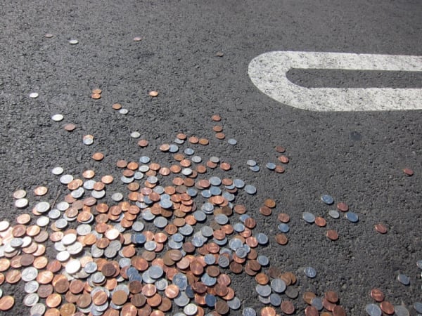 Sadie Barnette Untitled (Coins), 2013 c-print 20 x 24 inches
