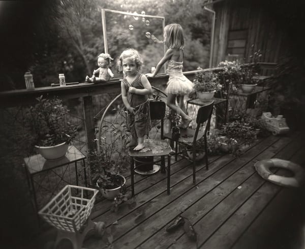 Sally Mann Blowing Bubbles (from the Immediate Family series), 1987 gelatin silver enlarged print 20 x 24 inches edition of 25