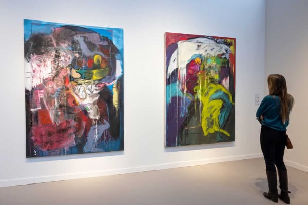 an installation view of Mary Lovelace O’Neal's work at Frieze New York 2023.