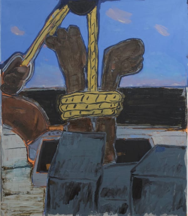 Enrico Riley, Untitled: Martyr, Into the Hold, 2018