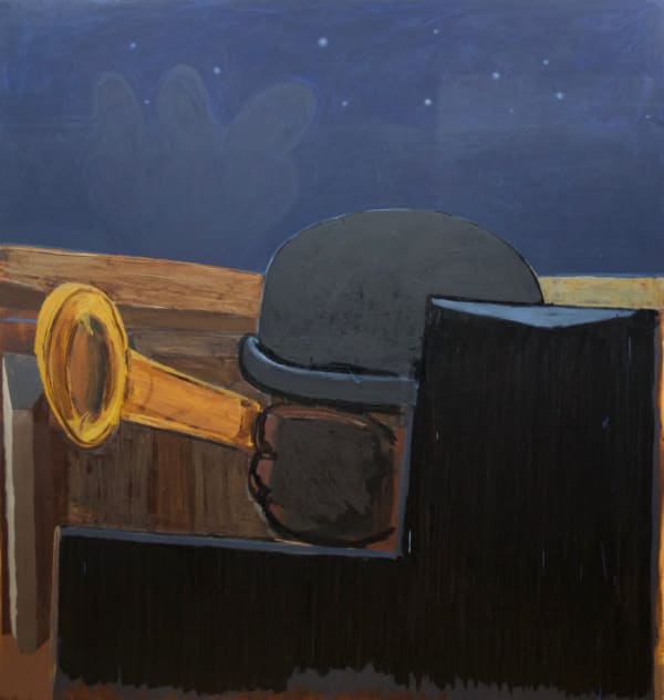 Enrico Riley, Untitled: Midnight at Sea, Calling Out, 2018
