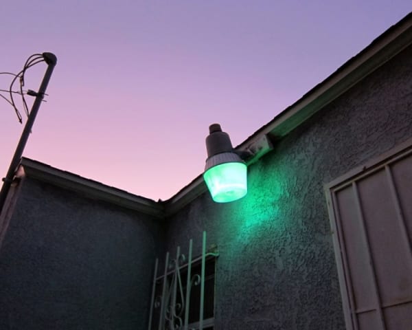 Sadie Barnette, Untitled (Purple Sky), 2013