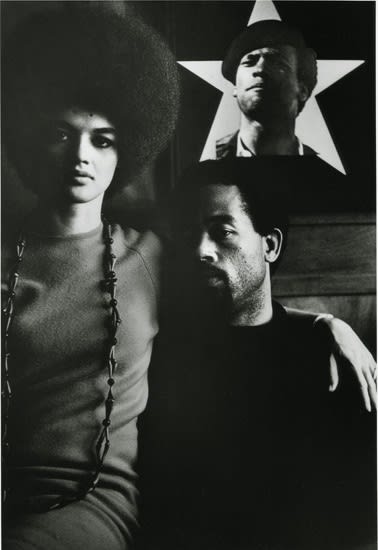 Gordon Parks, Eldridge Cleaver and His Wife, Kathleen, Algiers, Algeria, 1970 ©The Gordon Parks Foundation. Used with permission.
