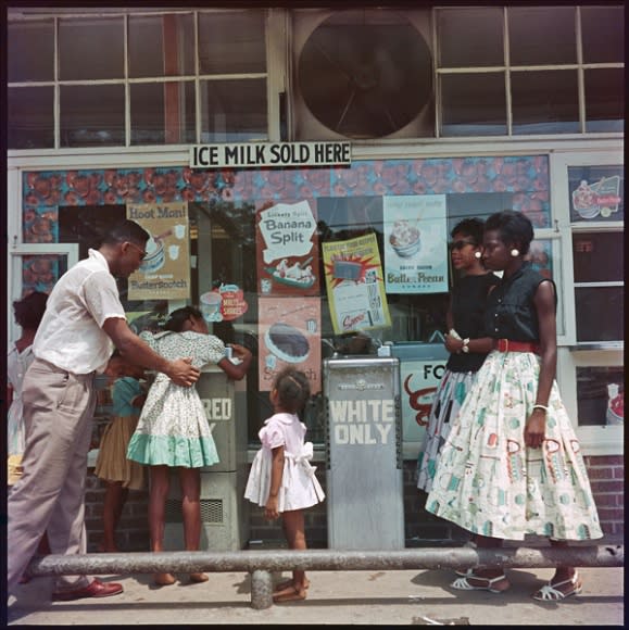 Gordon Parks, At Segregated Drinking Fountain, Mobile, Alabama, 1956 ©The Gordon Parks Foundation. Used with permission.