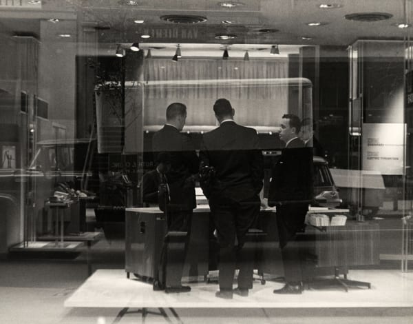 Roy DeCarava, Three Men, Reflections, Executary, 1958 © The Estate of Roy DeCarava. All Rights Reserved.
