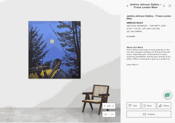 Installation View: Frieze London 2020 Virtual Viewing Room