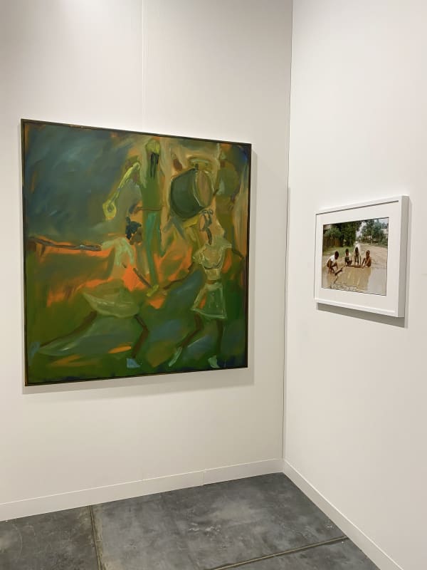 Image of installation view of Jenkins Johnson Gallery's booth at Art Basel Miami Beach 2021
