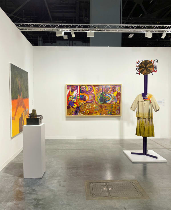 Image of installation view of Jenkins Johnson Gallery's booth at Art Basel Miami Beach 2021