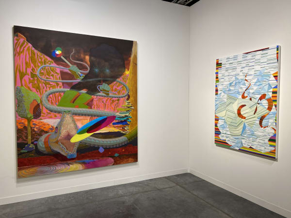 Image of installation view of Jenkins Johnson Gallery's booth at Art Basel Miami Beach 2021