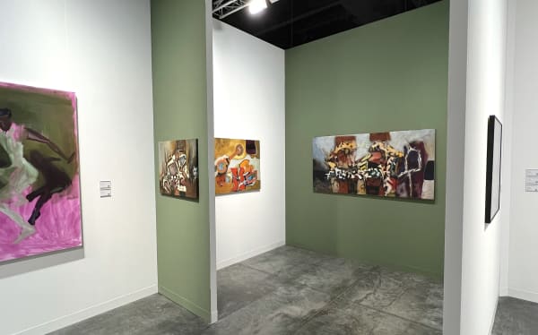 Installation view at Art Basel Miami Beach 2022, Aubrey Williams Kabinett Presentation