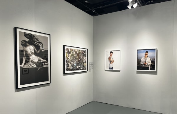 Installation image from The Photograph Show presented by AIPAD featuring work by Lola Flash and Ming Smith