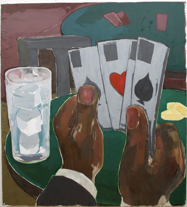Enrico Riley, Untitled: Inheritance, The Card Player, 2019