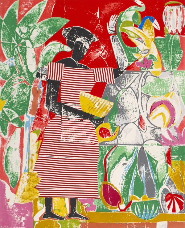 Romare Bearden, IN THE GARDEN 1974