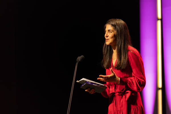 Marjorie Lotfi 2024 Winner Forward Prize for Poetry; Best First Collection. Photo credit: Rob Irish