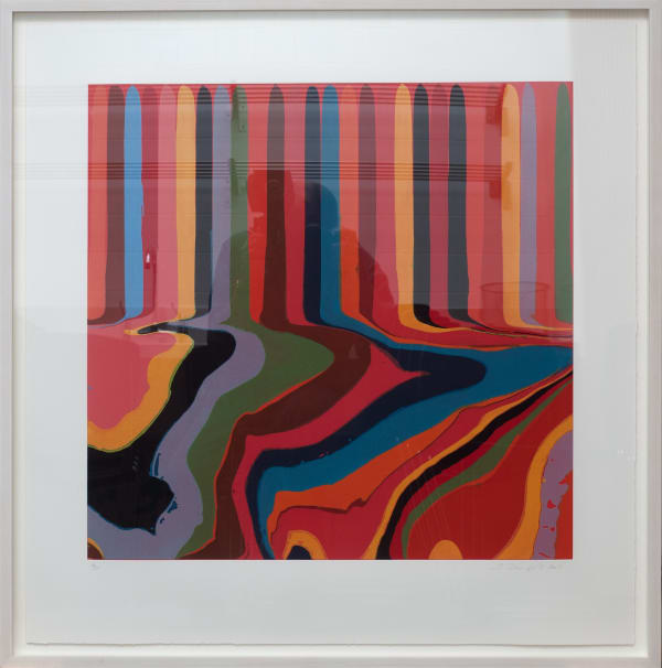 Ian Davenport (b. 1966) Colorplan Series: Bright Red, Etching 2011, a series of four colour etchings with chine-collé on paper. Edition of 30 © Ian Davenport. All rights reserved, DACS 2020