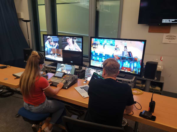 Digital live-streaming of LSO Summer Shorts. Jerwood Hall, LSO St Luke's. Photo: LSO.