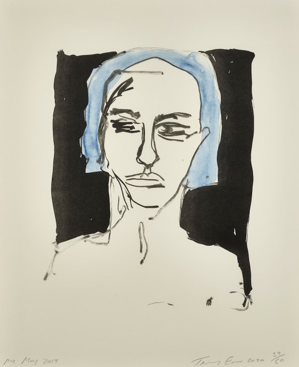 Tracey Emin (b. 1963), Me, May 2019, 2019. Courtesy of Jerwood Collection. © Tracey Emin. All rights reserved, DACS 2022. Photo credit Matthew Hollow Photography.