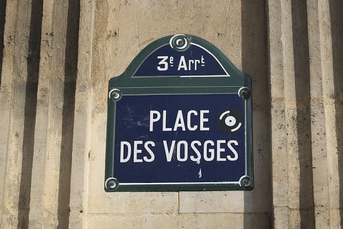 Place des Vosges, JB Blunk, Goshka Macuga and Patricia Treib