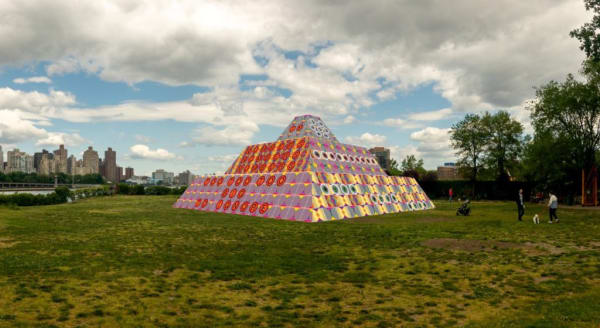 Rendering of Because Once You Enter My House, It Becomes Our House at Socrates Sculpture Park, Queens, NY.