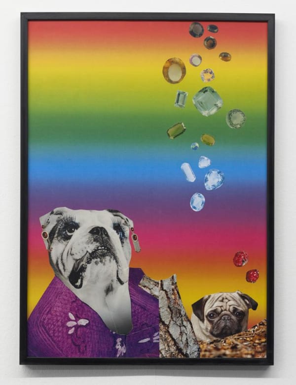 Katrin Plavcak, "Substitute" (2012), collage on paper, 72x52cm