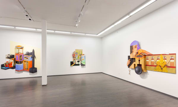 Installation view, Arghavan Khosravi, The Witness, 2022. Kavi Gupta | Washignton Blvd, Chicago, IL.