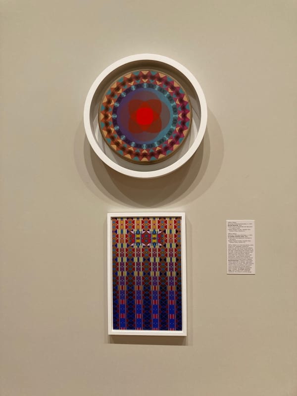 Installation view, Pressing Innovation: Printing Fine Art in the Upper Midwest, 2022.