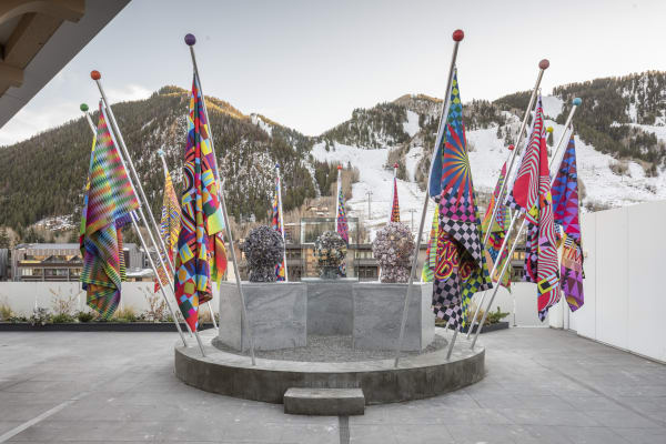 Jeffrey Gibson, THE SPIRITS ARE LAUGHING, 2022. Images courtesy Jeffrey Gibson, Sikkema Jenkins & Co, New York; Kavi Gupta Gallery, Chicago; Roberts Projects, Los Angeles; and Stephen Friedman Gallery, London. Photo: Tony Prikryl