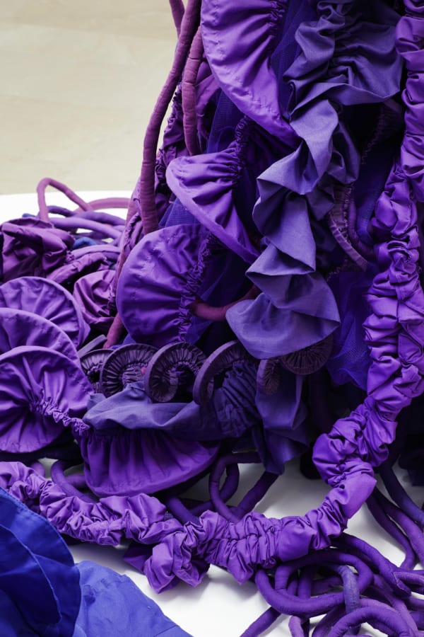 Mary Sibande A Reversed Retrogress Scene 1 Detail 2013 Fiberglass Resin Fabric And Steel 180 X 120 X 120 Cm